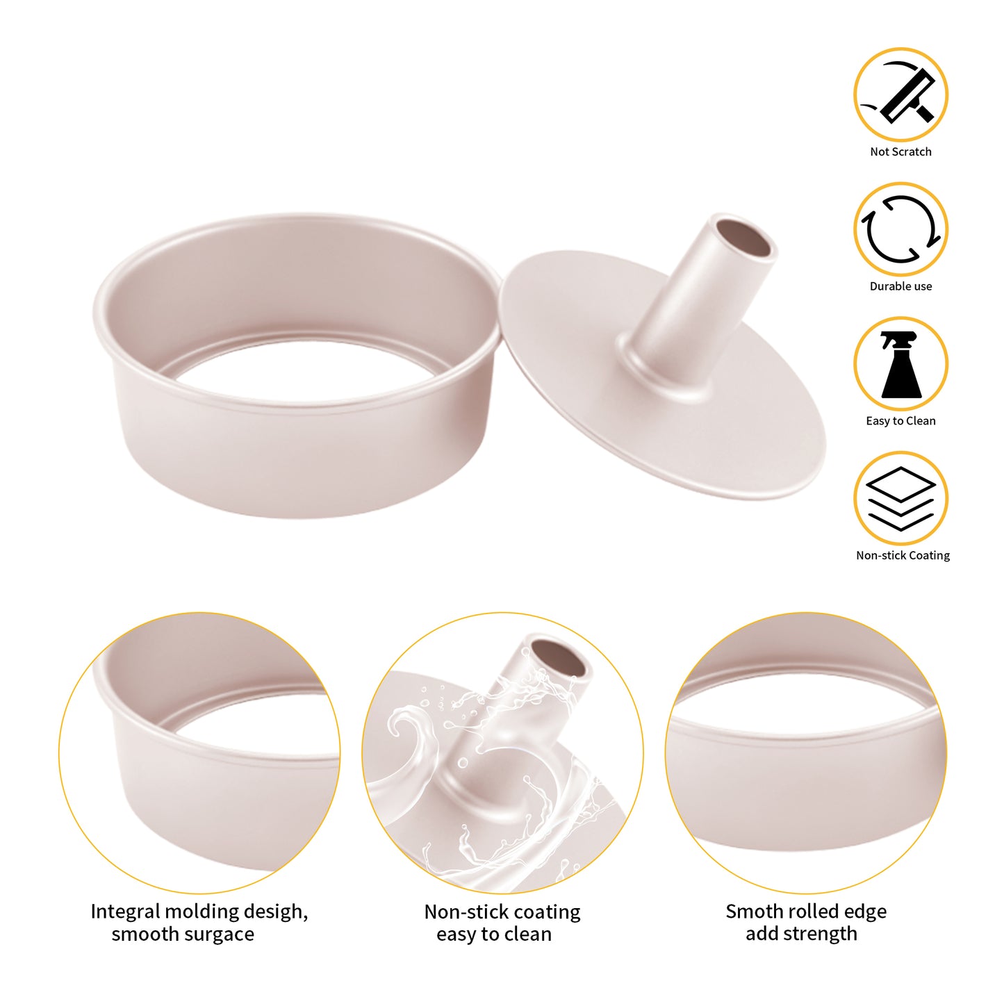 Angel Cake Pan with Loose Base 22cm