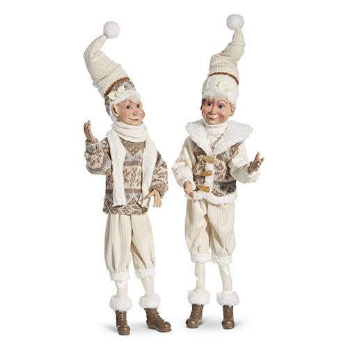 RAZ Natural Noel Posable Elf