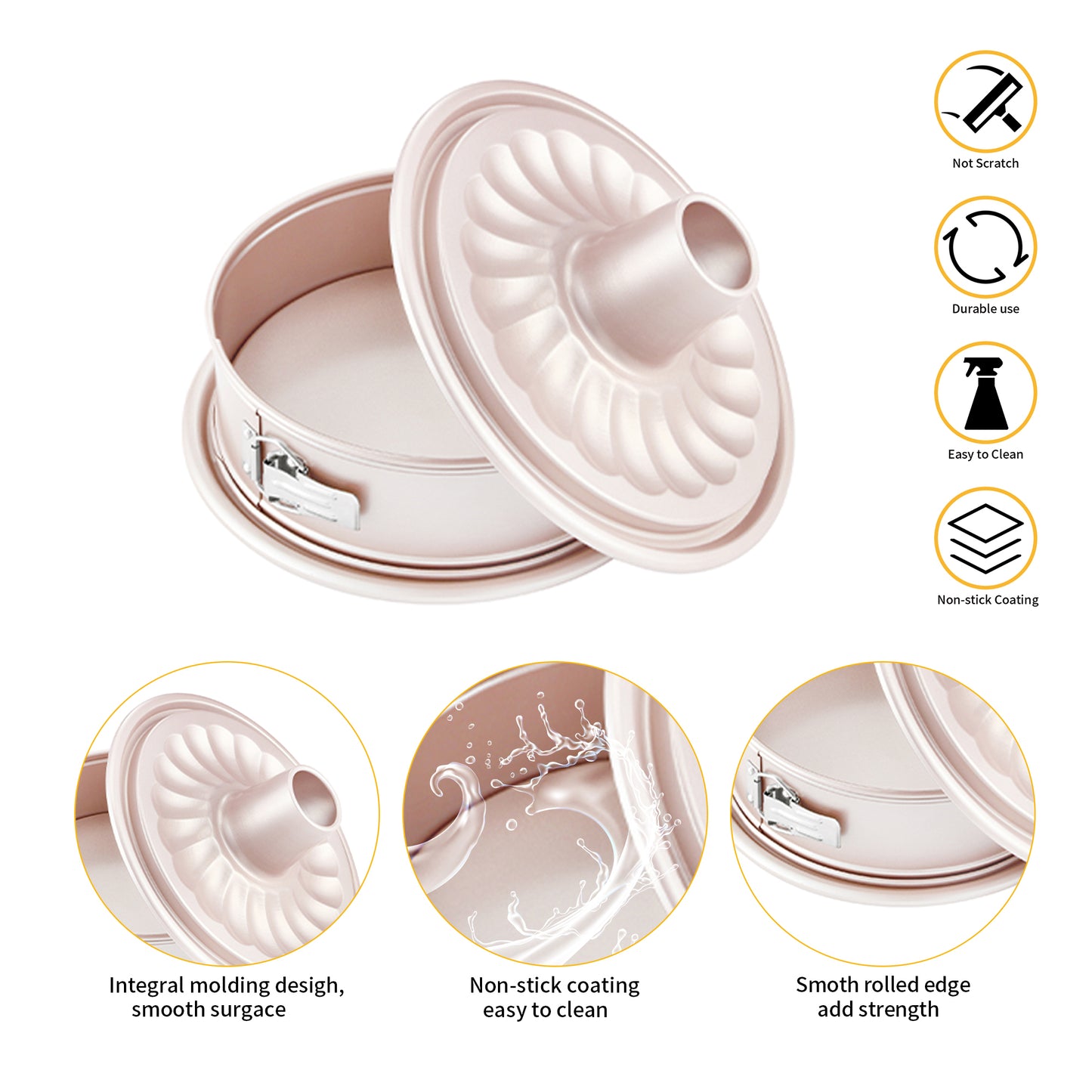 Springform Cake Pan 27cm with 2x Bases