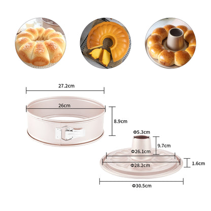 Springform Cake Pan 27cm with 2x Bases