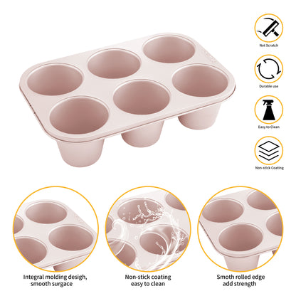 Jumbo Muffin Pan - 6 Cup