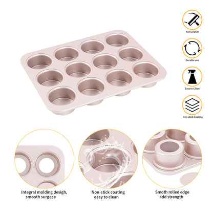 English Muffin Pan with Loose Bottom - 12 Cup