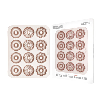 Donut Pan Mixed Shapes - 12 Cup