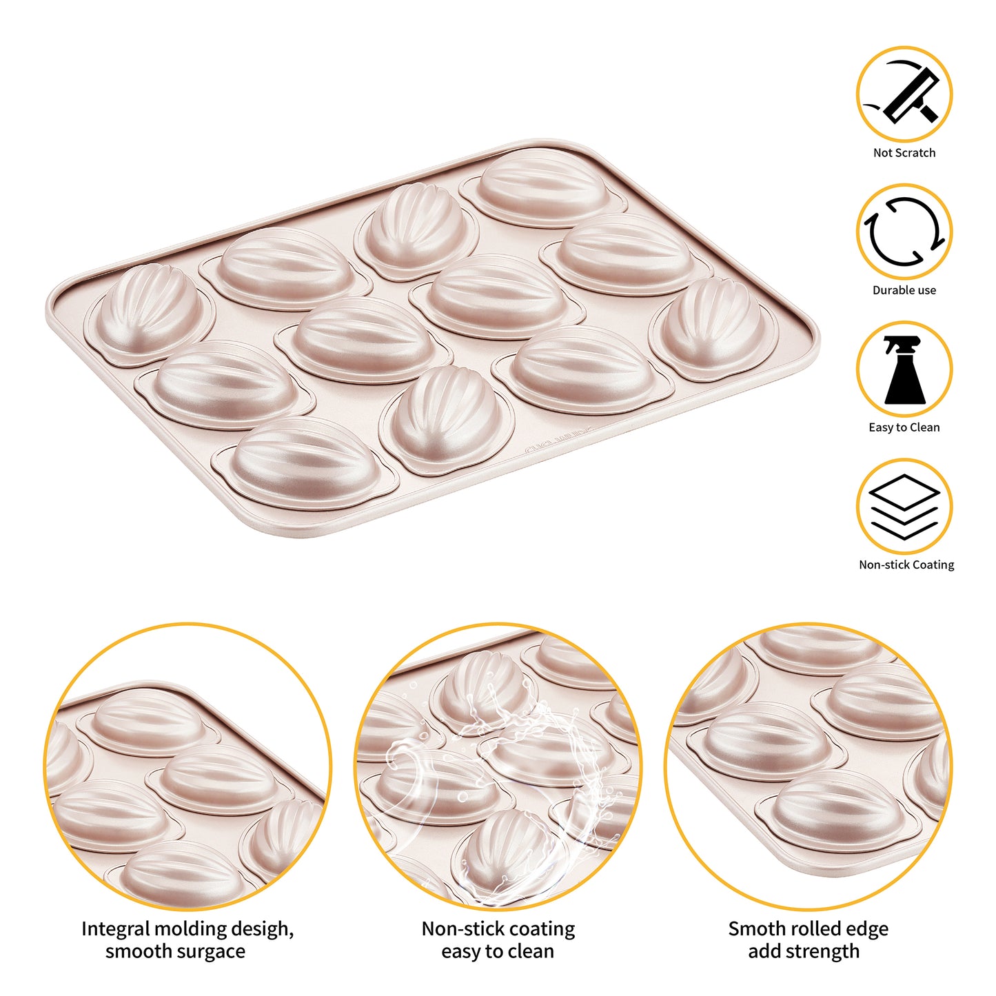 Rugby Ball Cake Pan - 12 Cup