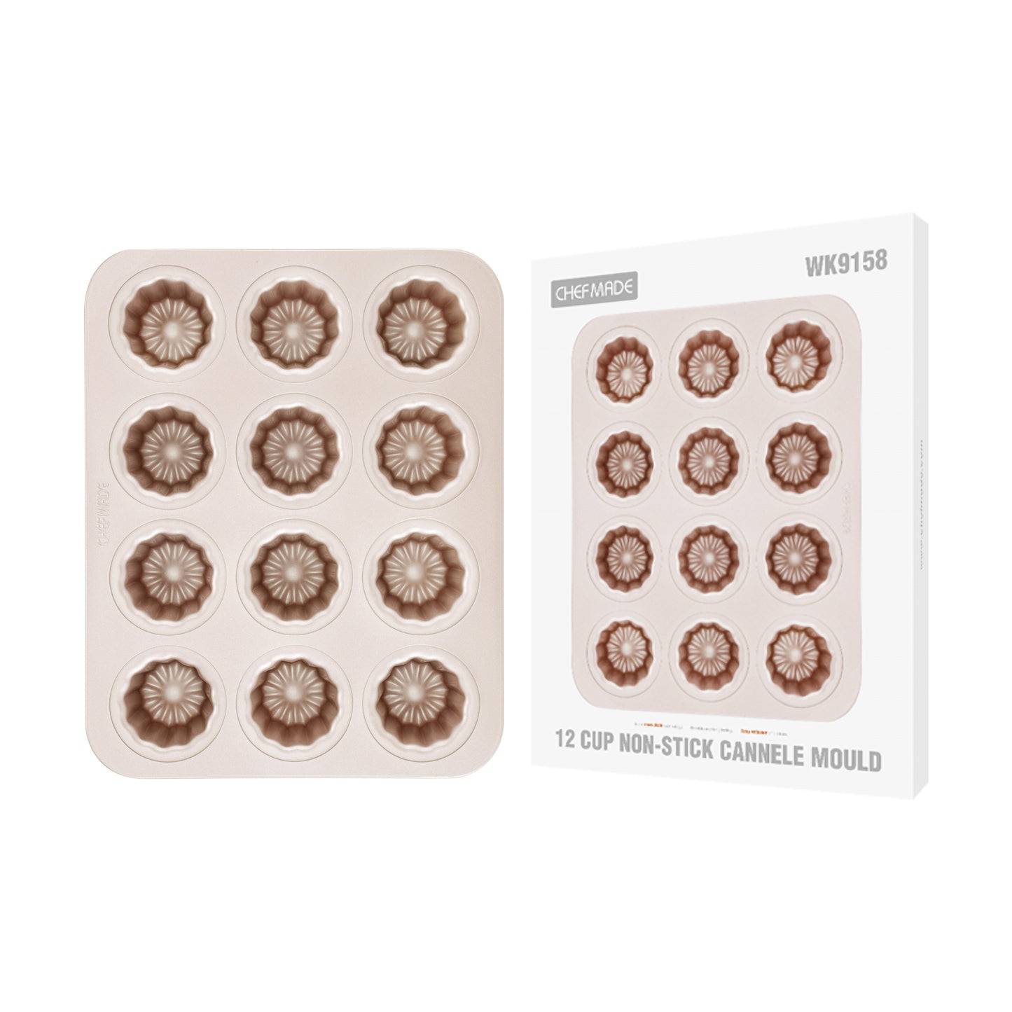 Cannele Mould Pan - 12 Cup
