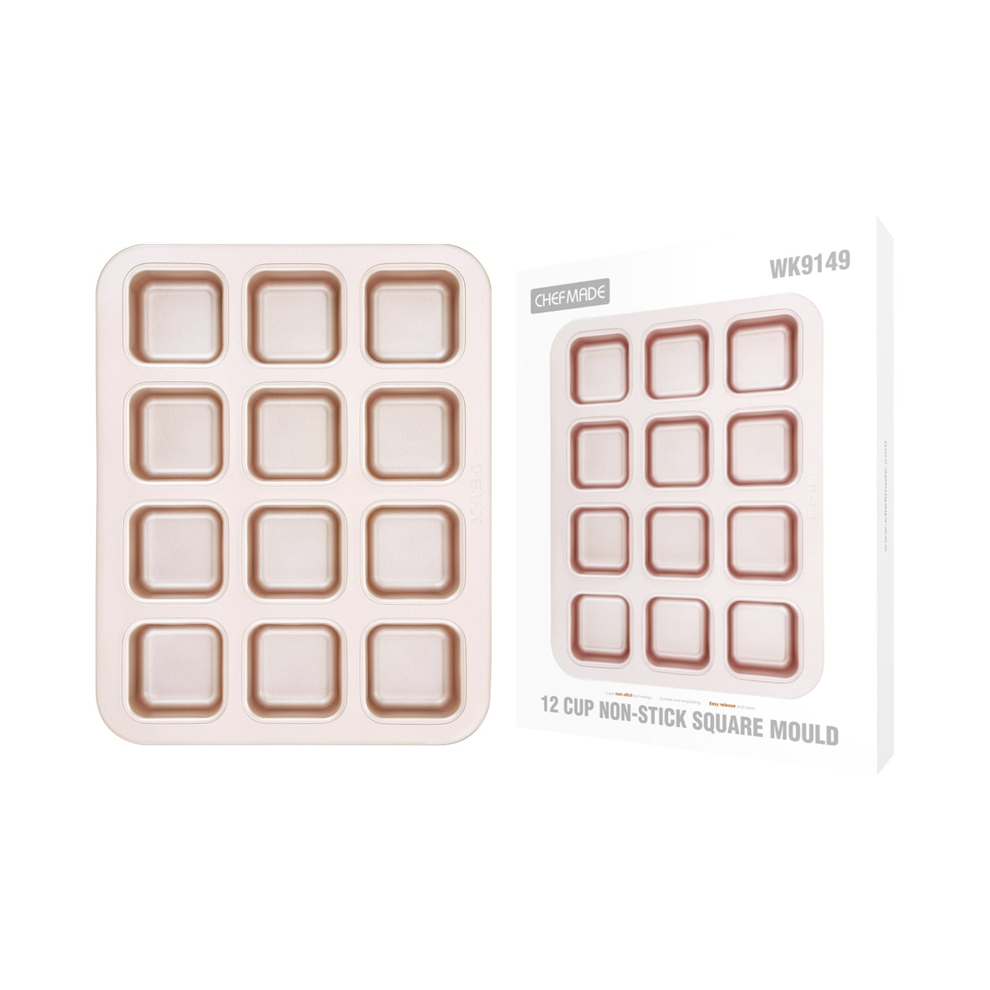Square Mould Pan - 12 Cup