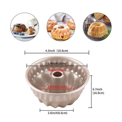 Mini Kugelholpf Cake Pan 11cm - Set 4