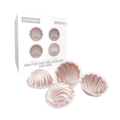 Mini Madeleine Shell Pan 7.4cm - Set 4