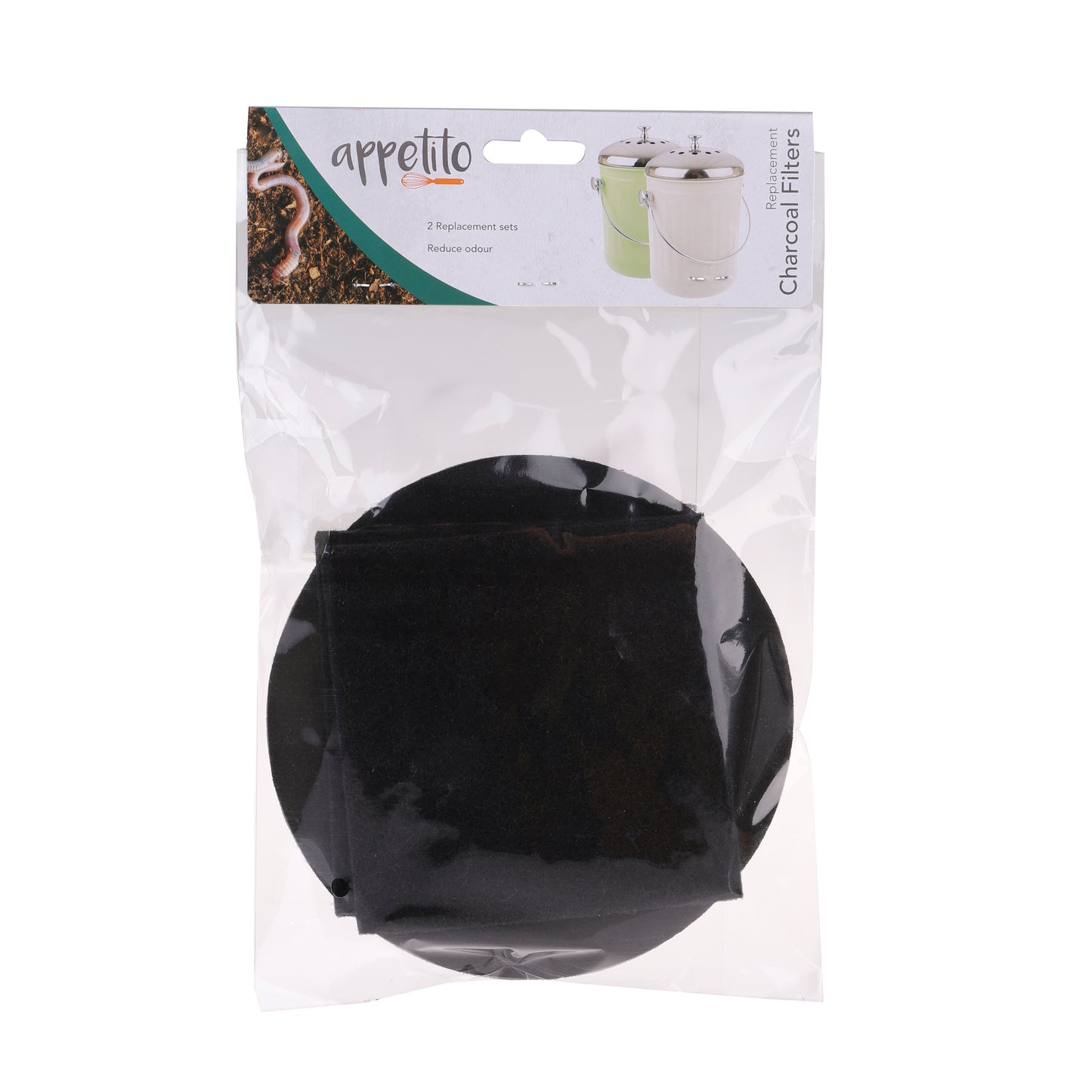 Replacement Charcoal Filters suit Appetito Compost Bin