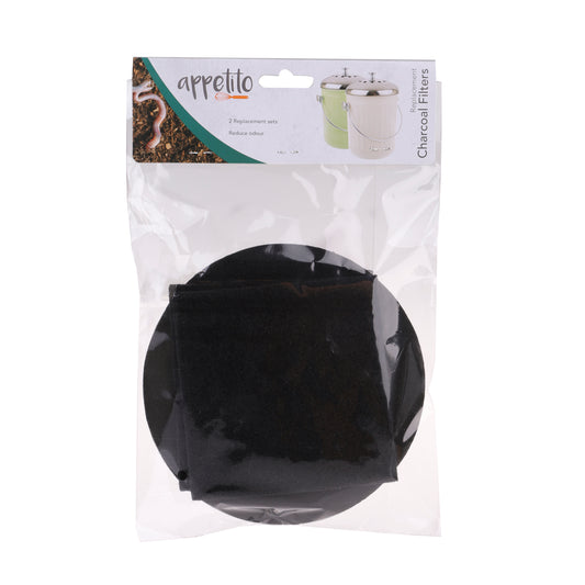 Replacement Charcoal Filters suit Appetito Compost Bin