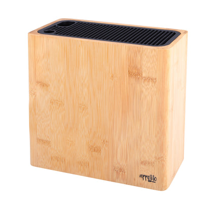 Rectangle Universal Knife Block | Bamboo (empty)