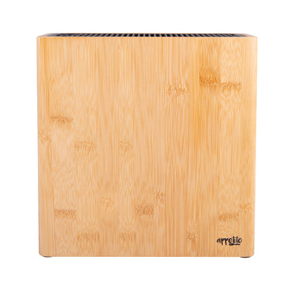 Rectangle Universal Knife Block | Bamboo (empty)