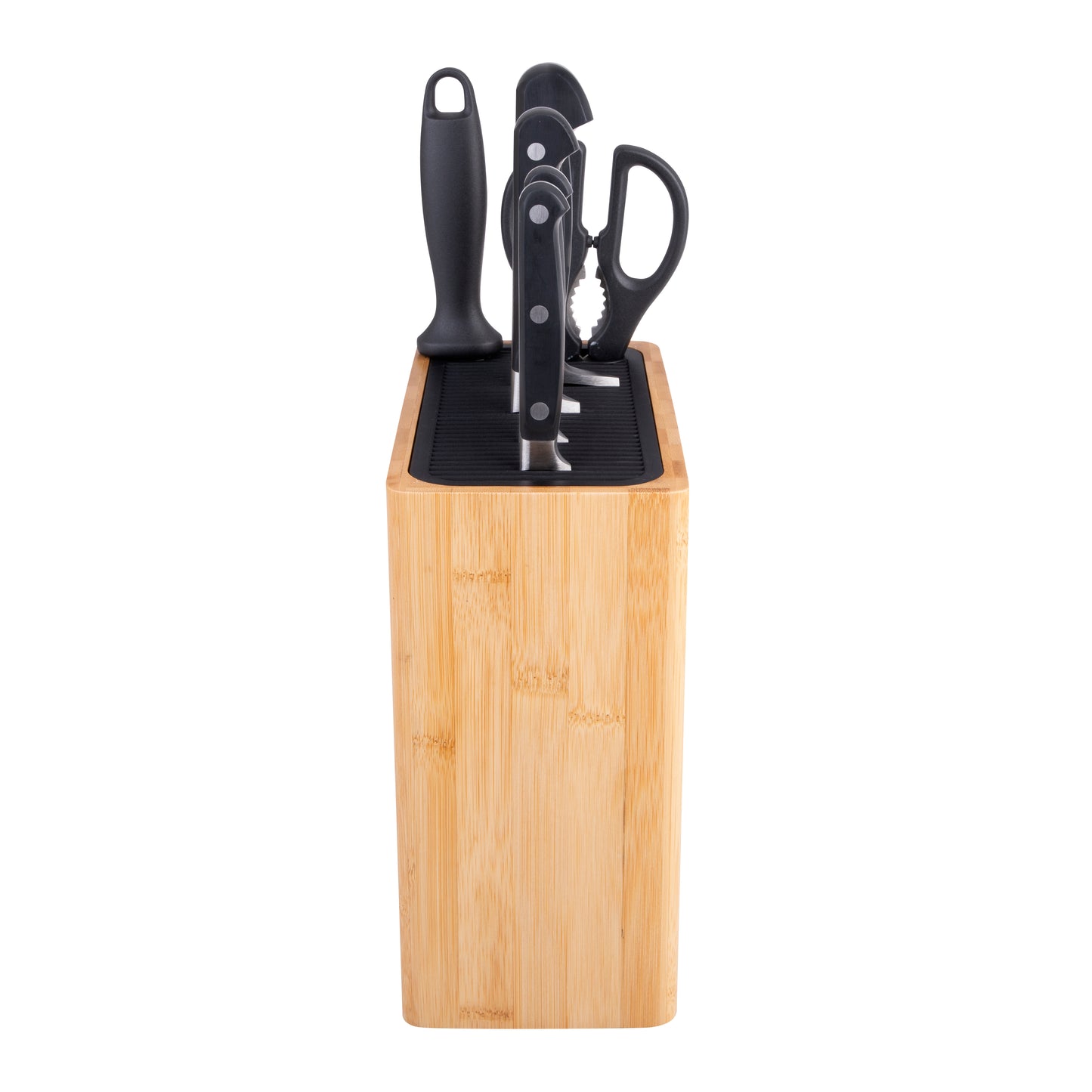 Rectangle Universal Knife Block | Bamboo (empty)