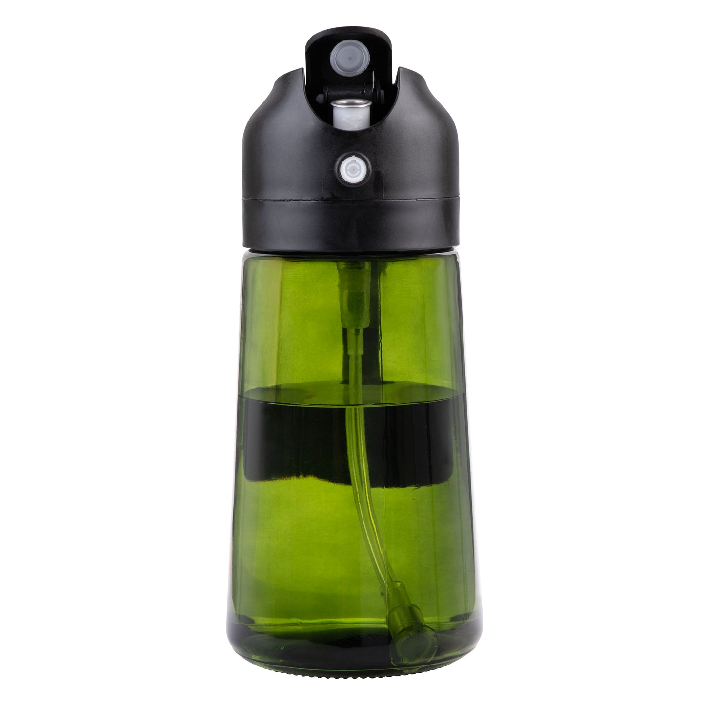 Dual Function Oil Sprayer & Pourer | Green Glass Black