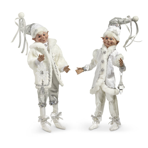 RAZ Snowflake Soiree Posable Elf