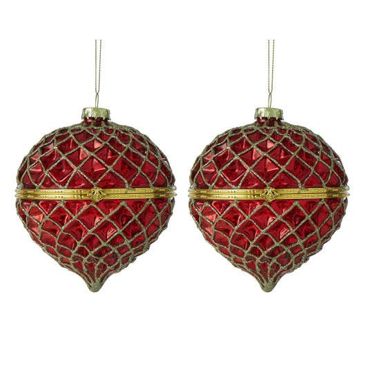 Hanging Glass Onion Trinket Ornament