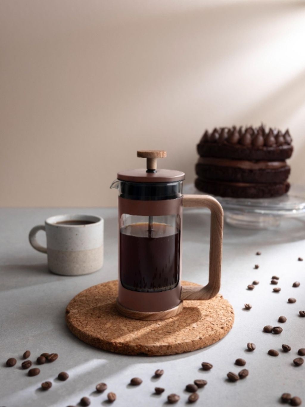 Euroline Coffee Plunger | Latte