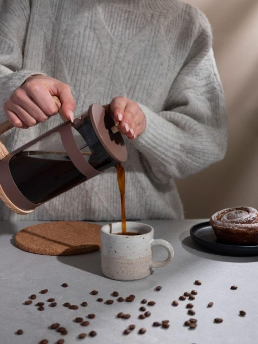 Euroline Coffee Plunger | Latte