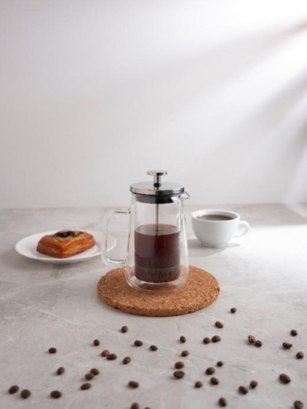 Euroline Coffee & Tea Plunger | Double Wall