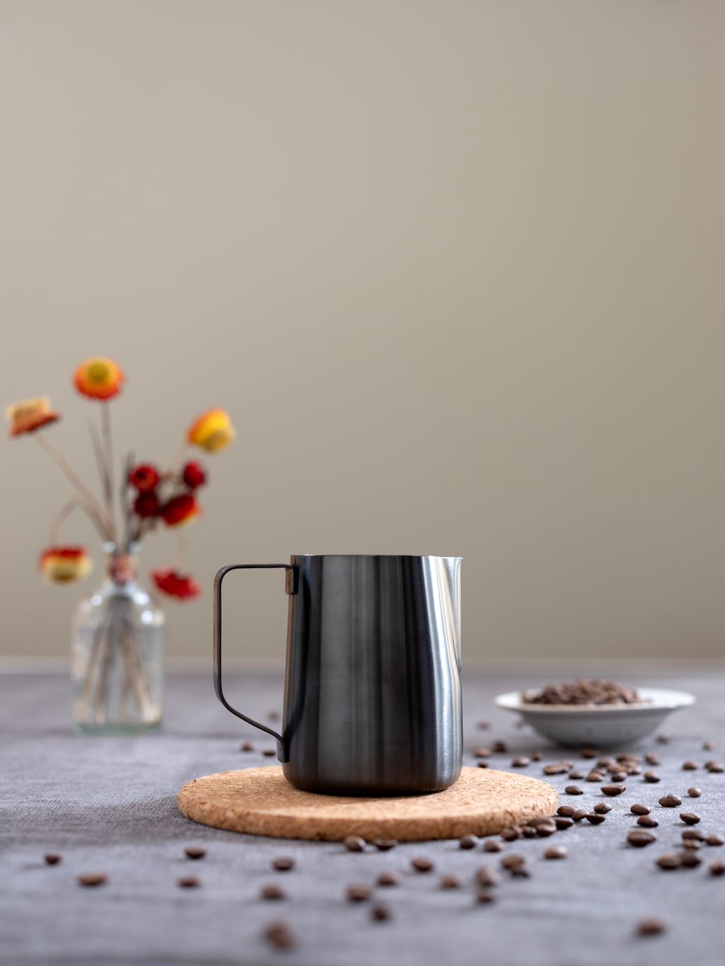 Steaming Pitcher Milk Jug S/S Black PVD