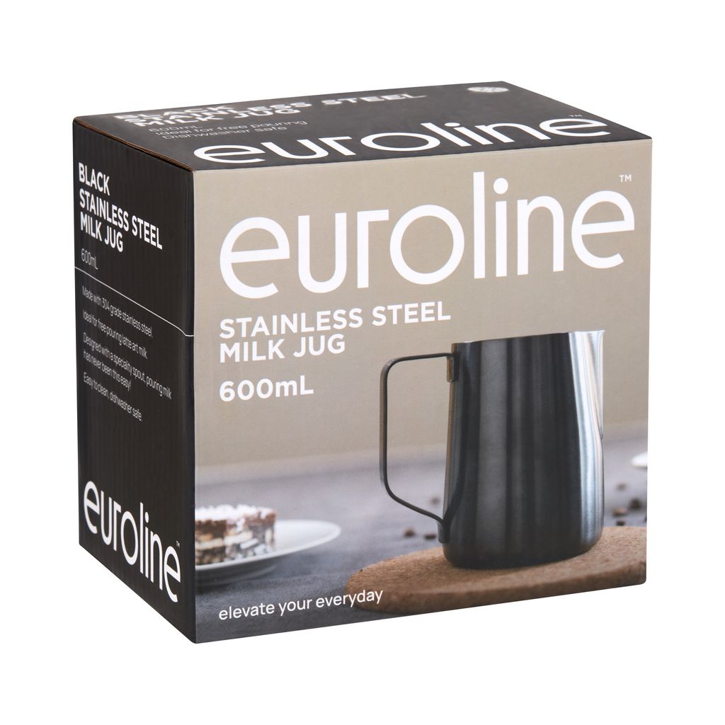 Steaming Pitcher Milk Jug S/S Black PVD