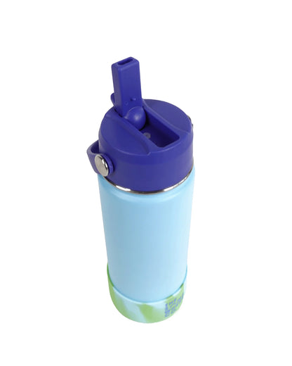 Water Bottle 500ml | Dusty Blue Swirl