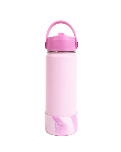 Water Bottle 500ml | Light Pink Swirl