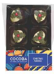 Christmas Pudding Truffles 72g - Cococba