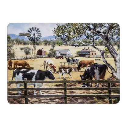 Grazing Paddocks Placemats 6pk