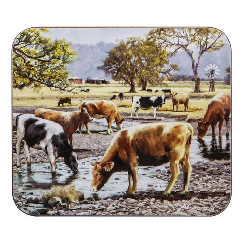 Grazing Paddocks Coasters 6pk