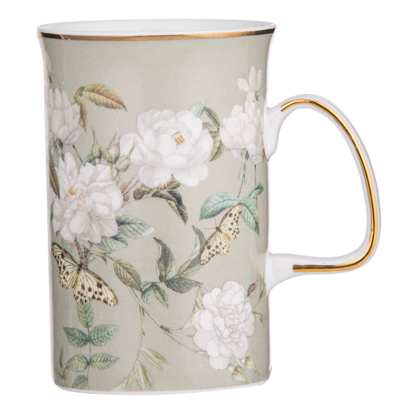 Elegant Rose | Green Mug