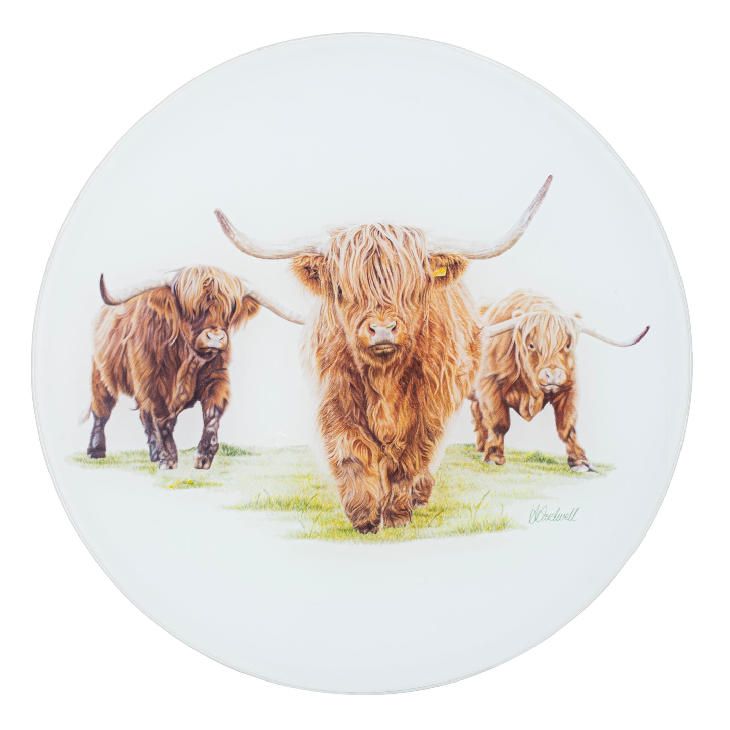 Highland Herd Round Surface Protector