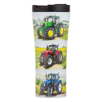 Tractors Then/Now Travel Mug