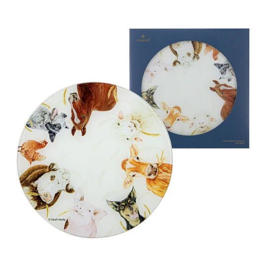 Farmyard Faces 2 Round Surface Protector