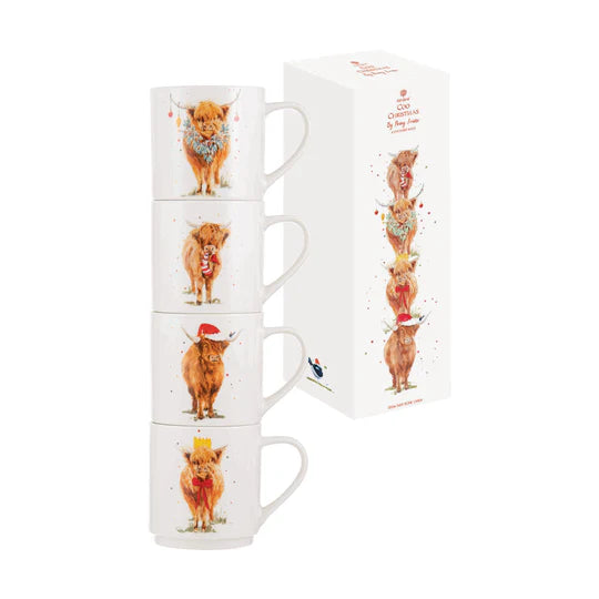 Coo Christmas Stackable 4pk Mug