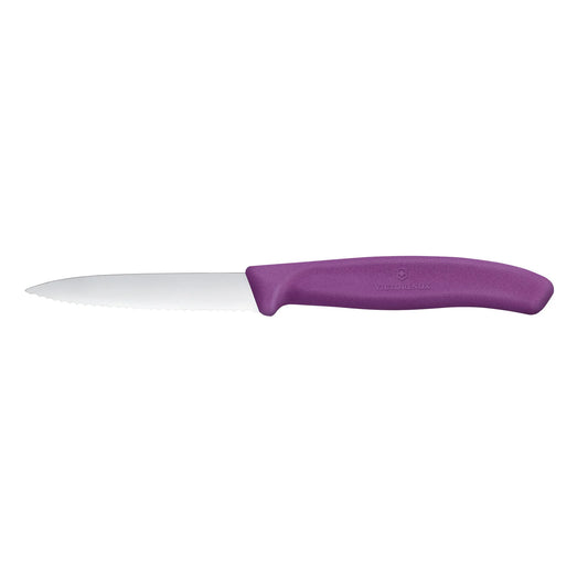 Victorinox Paring Knife Wavy Edge | New Purple