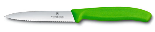 Victorinox Paring Knife Wavy Edge | Green