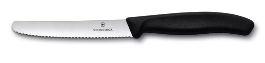 Victorinox Steak & Tomato Knife Wavy Edge | Black