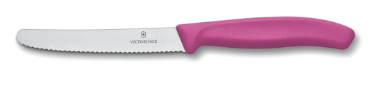 Victorinox Steak & Tomato Knife Wavy Edge | Pink