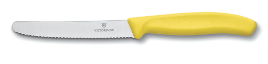 Victorinox Steak & Tomato Knife Wavy Edge | Yellow