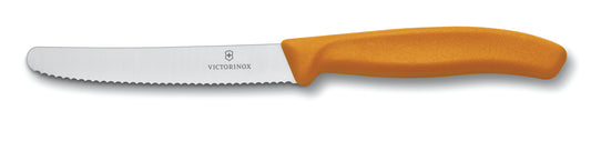 Victorinox Steak & Tomato Knife Wavy Edge | Orange