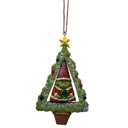 Grinch Gnome/Tree Rotating Hanging