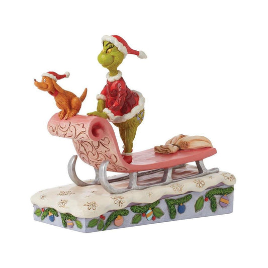 Grinch & Max on Sleigh