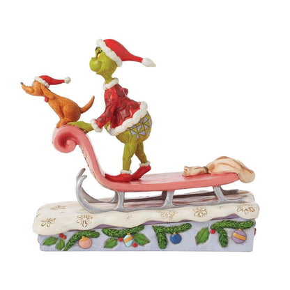 Grinch & Max on Sleigh