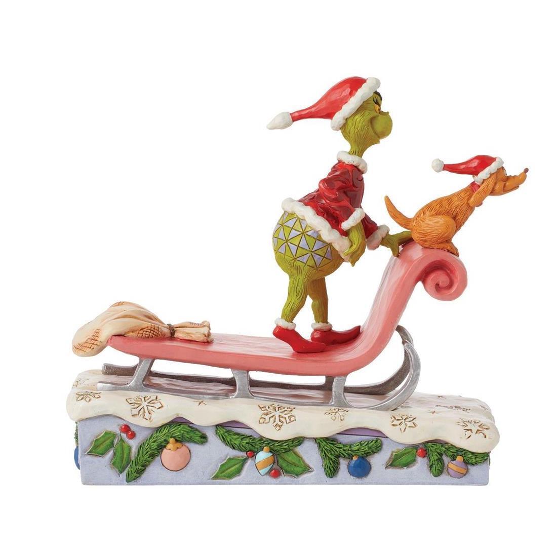 Grinch & Max on Sleigh