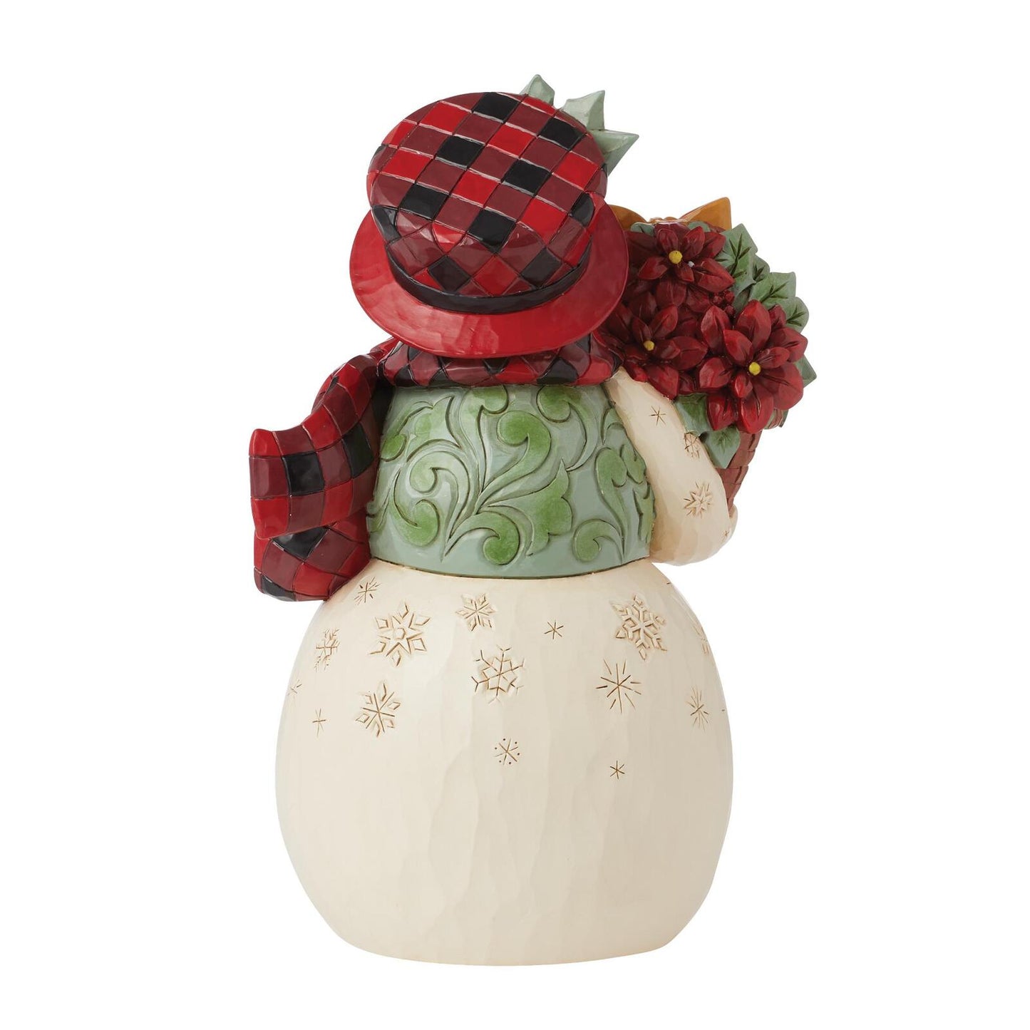 Snowman w/Poinsettia