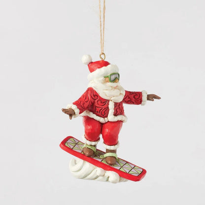 Santa Snowboarding HO