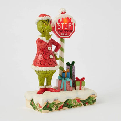 Grinch By Stop Sign