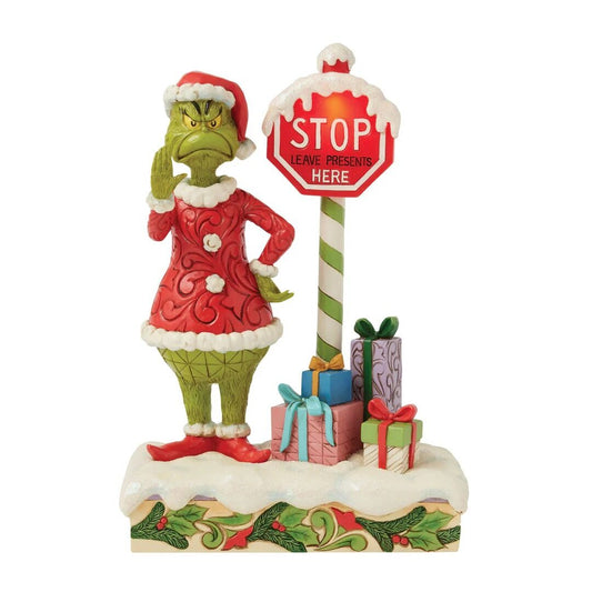 Grinch By Stop Sign