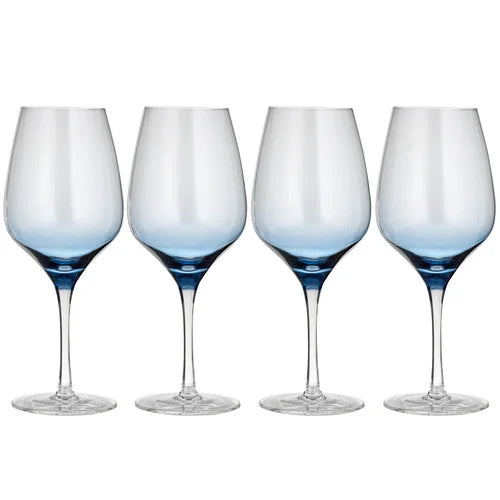 Prism Wine Glasses | Blue